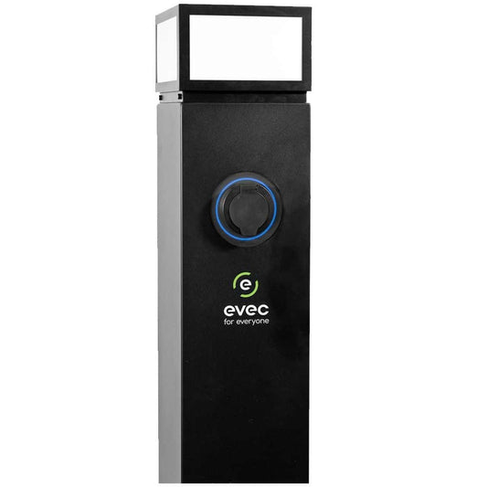 EVEC ESP02 FLOOR MOUNTED SMART EV CHARGER PEDESTAL, 22KW,