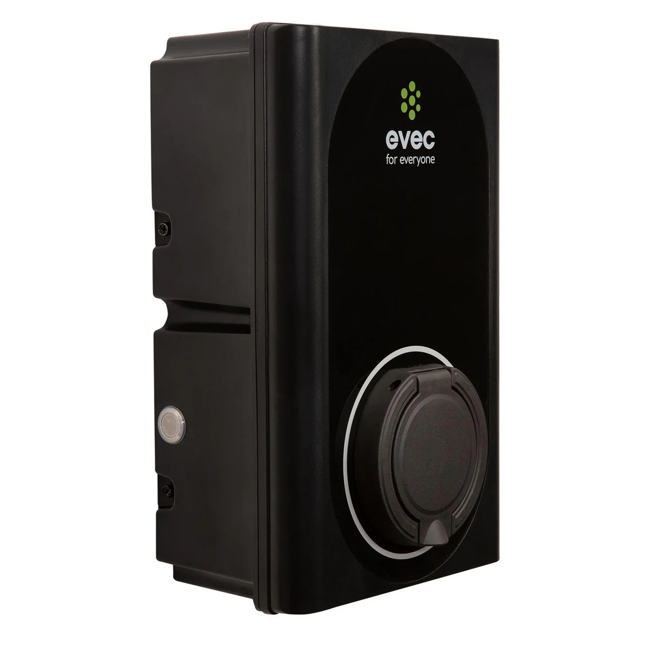 EVEC VEC01 - 7.4KW, SINGLE PHASE, UNTETHERED- socket, side view